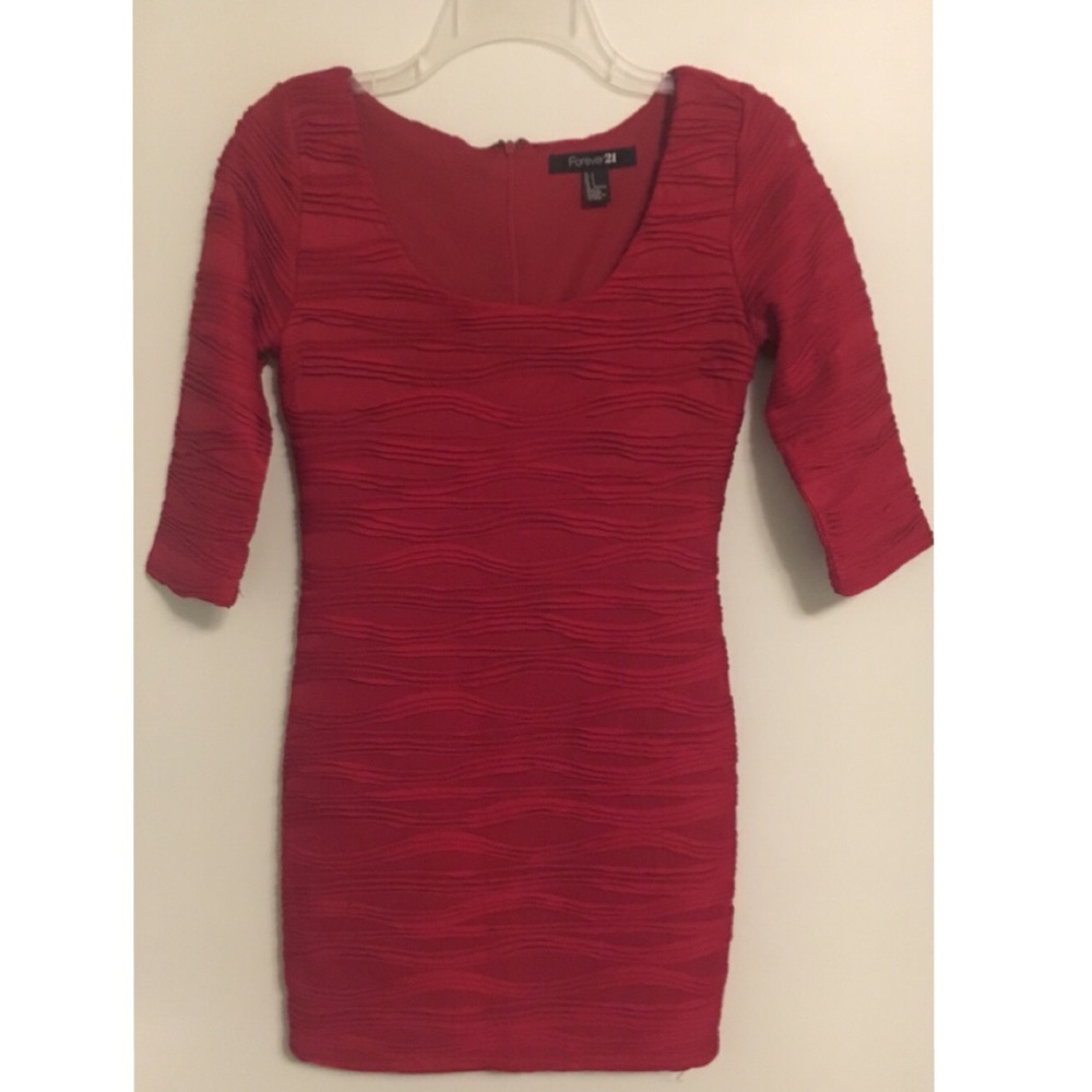 F21 Red Dress